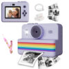 eea074eeed2aa256 Digital Children Camera For Photography Mini Printer Portable Thermal Instant Print Photo Kids Camera 2.8inch HD Video Toy Gifts