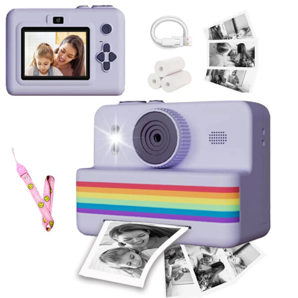 eea074eeed2aa256 Digital Children Camera For Photography Mini Printer Portable Thermal Instant Print Photo Kids Camera 2.8inch HD Video Toy Gifts