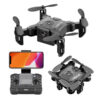 4DRC V2 Mini HD Camera WiFi Fpv Air Pressure Altitude Hold Black And Gray Foldable Quadcopter RC Drone Toy