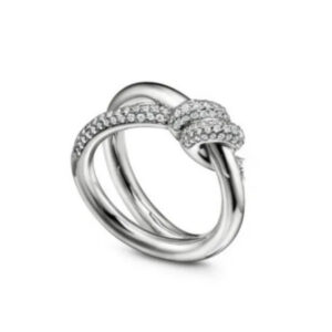 eecfaca152a812af Womens Designer Rope Twisted Diamondless Set with Diamond Popular Fashion Classic Versatile Single Double Ring Multi Size