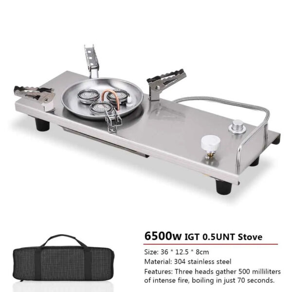 eee13045c640ac02 Pandatour Camping IGT Gas Stove Easy Equiped 0.5-Unit Portable Hiking Stove High Effi Ciency 6500W High Firepower Burner
