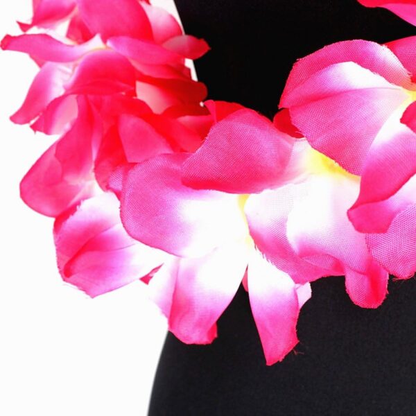 eeed914e359082fc Hawaiian Hula Leis Dance Garland Artificial Flowers Neck Loop for Luau Party Costumes (Pink)