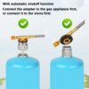 eef1818af36ec08d Adiwo Gas Tank Refill Adapter, Portable Outdoor Gas Tank Refill Adapter, Spiral Valve Adapter, Outdoor Portable Air Pressure Valve Charging Valve, Multi-Function Camping Tank Exhaust Valve