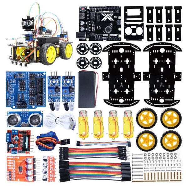 ef1610a061d43336 New Smart Robot Car Coding for Arduino Programming Great Fun Education Learning Robotic Complete Automation Kit For Projects