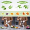 ef169353b36b3c65 SUPMAKIN Safe Mandoline Slicer Kitchen, Adjustable Potato Slicer,Vegetable Chopp