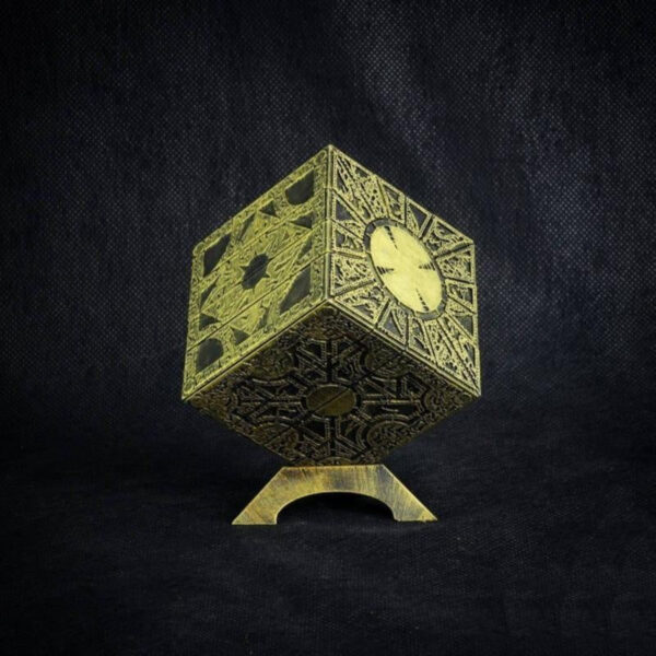 1:1 Hellraiser Puzzle Box Moveable Lament Horror Terror Figures Film Serie Cube Fully Pinhead Prop Figurine Toy