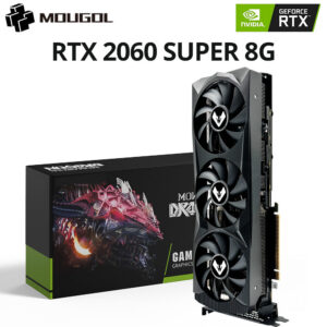 MOUGOL New NVIDIA GeForce RTX2060Super 8G GDDR6 Graphics 12nm PCIE3.0×16 256Bit Gaming Video Card for Desktop Computer GPU