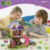ef486cf9bdcce85b Tree STEM Toy Creative Construction Set 642PCS Forest House Building Bricks Treehouse Animals with Box