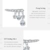 ef65c74d4bef3bf3 MODIAN 925 Sterling Silver Sparkling Geometric Water Drop CZ Stud Earrings For Women Wedding Engagement Fine Jewelry Gifts