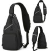 1pc Waterproof Single Shoulder Bag For Men And Women, Multi-purpose Large Capacity Cross Body Bag, Suitable For Outdoor Travel And Work