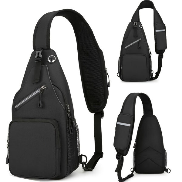1pc Waterproof Single Shoulder Bag For Men And Women, Multi-purpose Large Capacity Cross Body Bag, Suitable For Outdoor Travel And Work