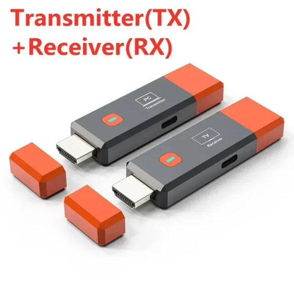 Wireless HDMI Video Transmitter and Receiver Extender kit Stick Dongle Adapter For PC Camera Laptop To Projector Monitor TV