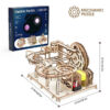 wooden 3d puzzle DIY Building blocks Kit Montessori Educational Toys Best marble run board games for adults giftly For Kids