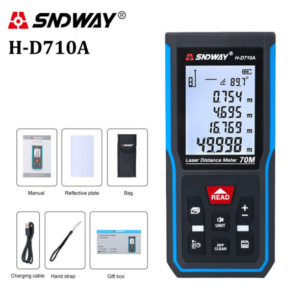 f00a393f2ee197c2 SNDWAY Rangefinder Distance Meter Digital Range Finder Mini Professional Laser Measuring Tool