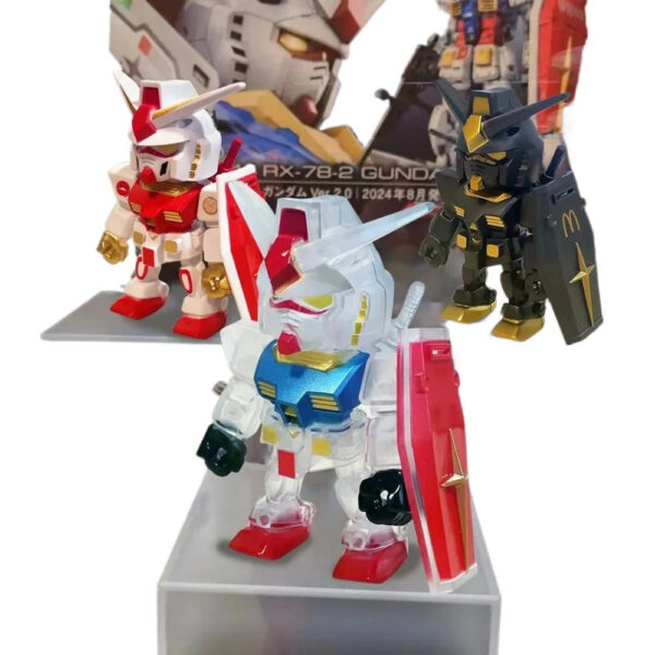 NEW Hot selling Latest McDonald's Co branded Gundam Model Handmade, Yuanzu Gundam RX-78-2 Mini Gundam Model