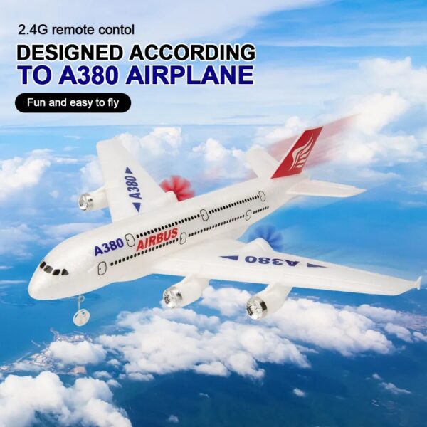 f03e7ba040e283e8 Airbus A380 Airplane 2.4G Fixed Wing Boeing 747 Remote Control Aircraft Outdoor RC Plane Model Toys for Children Boys