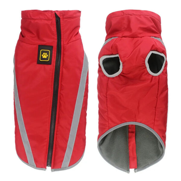f04049aa8ecc4bf4 Waterproof Clothes for Large Dogs Winter Warm Big Jackets Padded Fleece Pet Coat Safety Reflective Design Dog Clothing