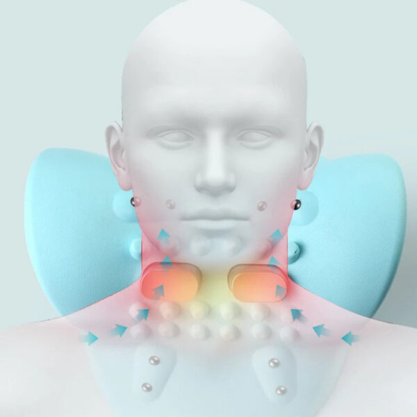 f04ecda819f3dc53 Cervical Massager for Adult Cervical Repair Traction Portable Neck and Head Acupoint Massage Pillow