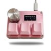 O3C SayoDevice OSU O3C Rapid Trigger Hall Switches Magnetic Pink Switches Keyboard With Knob Screen Copy Paste Shotcut