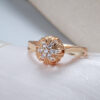 f06f63c8603f7f97 Real Gold Diamond for Women To Join Party Peridot Gemstone Anillos De Wedding Diamante Engagement Jewelry Fine Ring Box