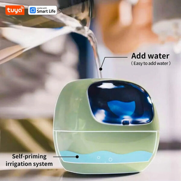 Tuya Ivy Smart Planter,Endless Over 49 Rich Expressions,7 smart sensors,AI Chips Make Raising Plants Easy and Fun
