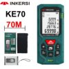 f088258641a56e08 INKERSI Rangefinder Digital Tape Measure 40M/70M/120m High Precision Laser Distance Meter Roulette Range Finder No Battery