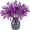 f08caa915d48fee0 Momkids 6 Pcs Babys Breath Bulk Artificial Faux Silk Flower Gypsophila Bouquet Winter Real Touch Fake Floral for Office Kitchen Wedding Restaurant Centerpieces Christmas Party Decor (White)
