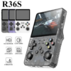 f0abeeace4e14fec R36S Retro Handheld Game Console Linux System 3.5 Inch IPS Screen Portable Pocket Video Player 128GB Games Boy Gift