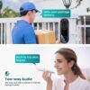 f0af225db6718d17 5G 2.4G WiFi Video Doorbell 1080P Wireless Bell Tuya APP Smart Intercom Camera IP65 Waterproof Ring Bell with 7000mAh Battery