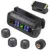 Tire Monitoring System Car Monitor Tyre Pressure Alarm With 4 External Sensors