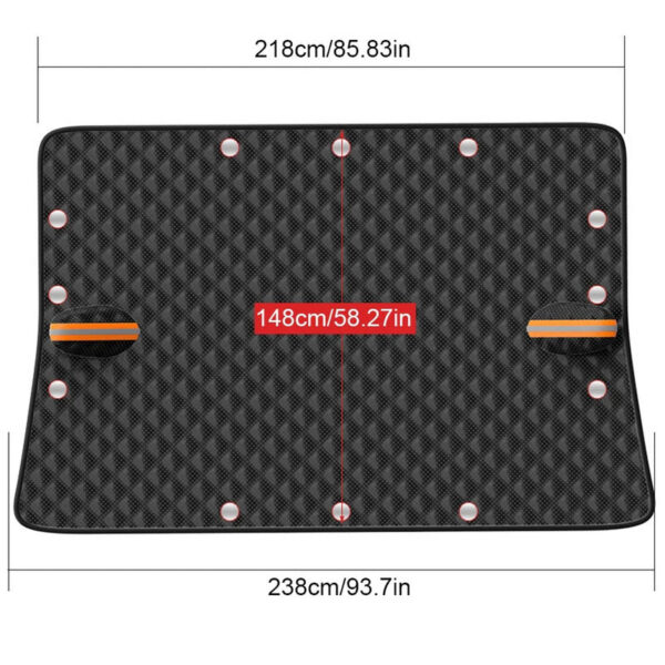 Winter Window Large Size Magnetic Car Cover Anti Freeze Snow Windshield Covers Glass Sun Visor