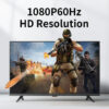 Unnk 50M HDMI Wireless Transmitter Receiver Video Extender Camera Laptop PC to TV Mirror Adapter 1080P 60Hz Display Dongle