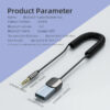 f0f47e6db776e94a Essager Dongle USB To 3.5mm Jack Audio Aux Bluetooth 5.0 Handsfree Kit For Car Receiver BT Transmit