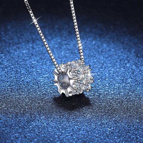 f0fd205162bab4df NeeTim Full Moissanite Diamond Woman Pendant Sterling Sier Necklace For Women Chain Party Bridal Fine Jewelry