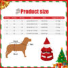 Pet Funny Xmas Clothing Warm Fleece Coat Puppy Dog Fashion Christmas Clothes Santa Claus Standing Costume New