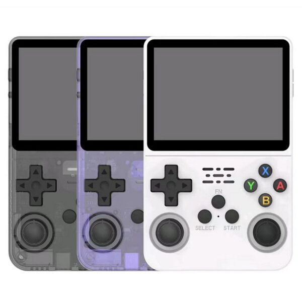 f0ff26c2b576bdc6 R36S R35s Plus Handheld Game Console Linux System 3.5 Inch IPS Screen Portable Pocket Video Player 128GB Games