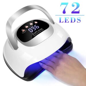 f11f4dca65b200b1 Professional UV LED Lamp 320W Big Power 72LEDs Dryer Light For Manicure Drying Gel Nail Polish Sensor Nails Art Tools