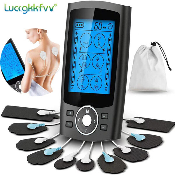 f120a464b34f04a8 Tens Muscle Stimulator 36-Mode Electric EMS Acupuncture Body Massage Digital Therapy Slimming hine Electrostimulator