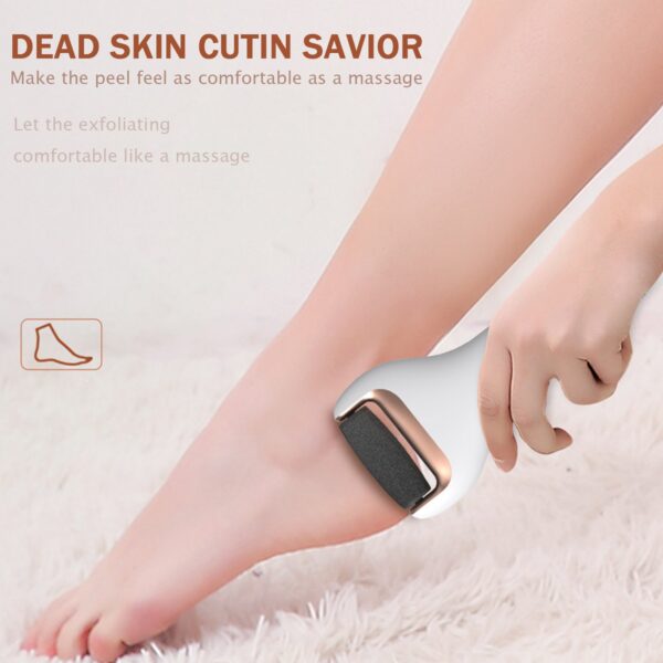 Electric File Grinder Callus Dead Skin Remover USB Recharge Waterproof Pedicure Foot Care Tool for Hard Cracked Clean