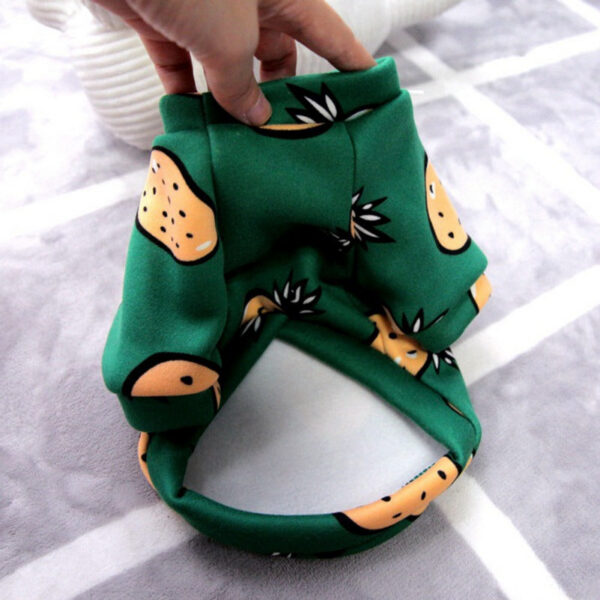 Pet Costume Cute Cotton Cartoon Printed Dog Cat Coat Pullover Soft Dogs Cats Sweatshirt Pets Clothing Outfits