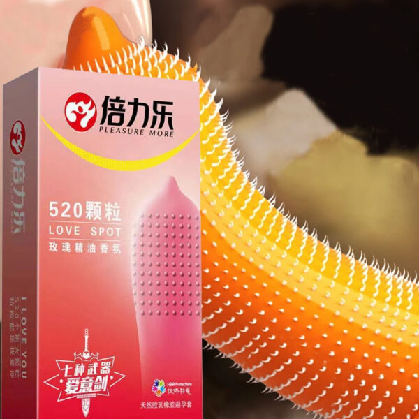 Big Dotted Condoms for men delay ejaculation Natural Latex spike Dot penis sleeve condom presevative sex toys for Adults 18+