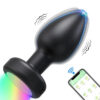 f1b0af3af7e2dfb7 APP Control Rotation Vibrating Butt Men Women Wiggle Vibrator Gay Anal Plug with LED Adult Sex Toy for Couples