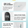 Coverage 200m³ Scent Machine Hotel Aroma Diffuser Wall Mounted Essential Oil Diffuser For Home Fragrance Bluetooth APP Control