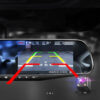 f1ce745ab671e7e5 4.3 Inch Driving Recorder Car DVR Rearview Mirror Dual Lens Car Recorder 1080P IPS Front and Rear Camera Registrar Black Box New