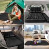 Black SUV Air Mattress - Inflatable, Portable, Foldable Car Bed for Back Seat Sleeping