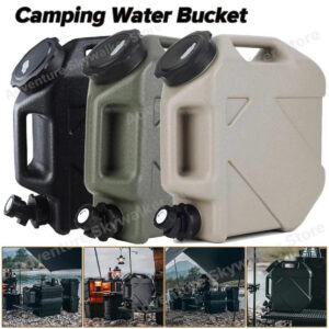 f1f69399e28f0d82 3-12L Bucket Large Capacity Portable Camp Water Bag with Detachable Faucet No Leakage for Camping Fishing Picnic Hiking