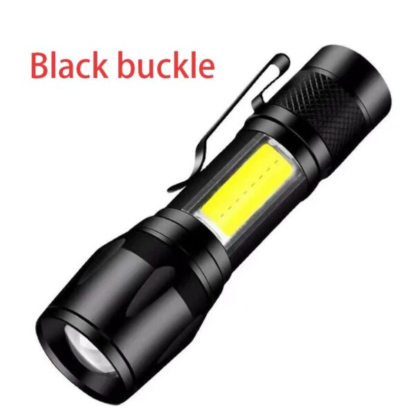 f1f6dc7a54a3aba9 Mini Torch LED Rechargeable Portable USB Charging Flashlight High Power Bank Camping Waterproof Long Range Lantern