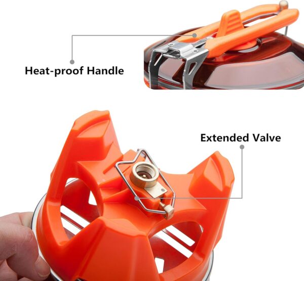 f1f80223f82b4817 Fire-maple FMS-X2 Personal Cooking System Outdoor Hiking Camping Equipment Oven with Piezo Ignition POT Support & Stand for Outdoor Acitivities- Portable Propane Gas Stove Burner