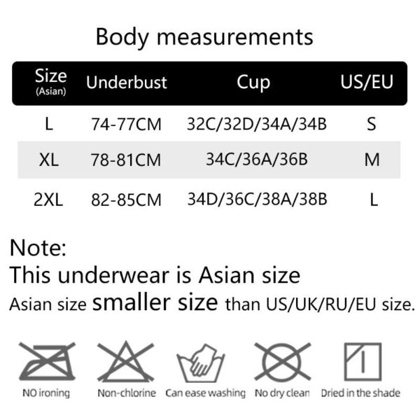 Women Lace Bra Camisole Underwear Bue L XL XXL Breathable V Neck Gather Up Soft Comfortabl Casual