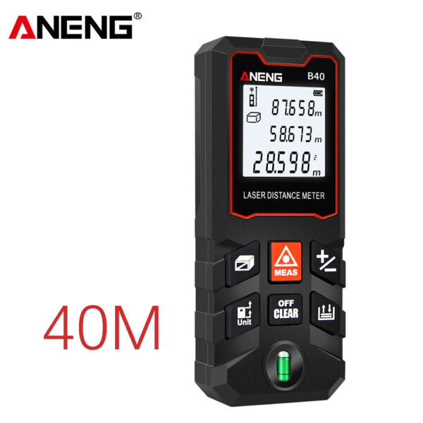 f20b99898d612098 ANENG B40 Meter 40m Laser Rangefinders Distance Measuring Tape High Precision Digital Ruler Test Tools